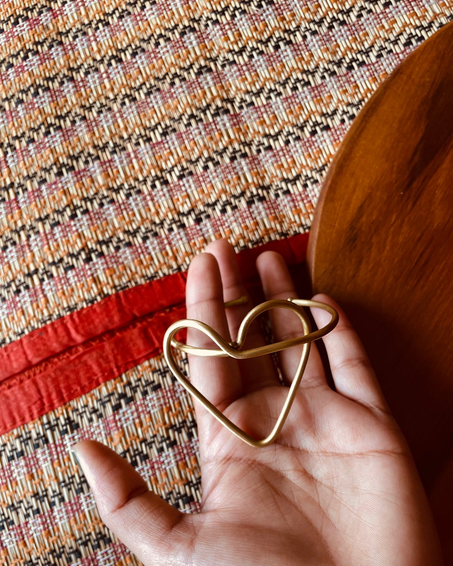 The Heart’s Arc | Brass Handcuffs | Free Size