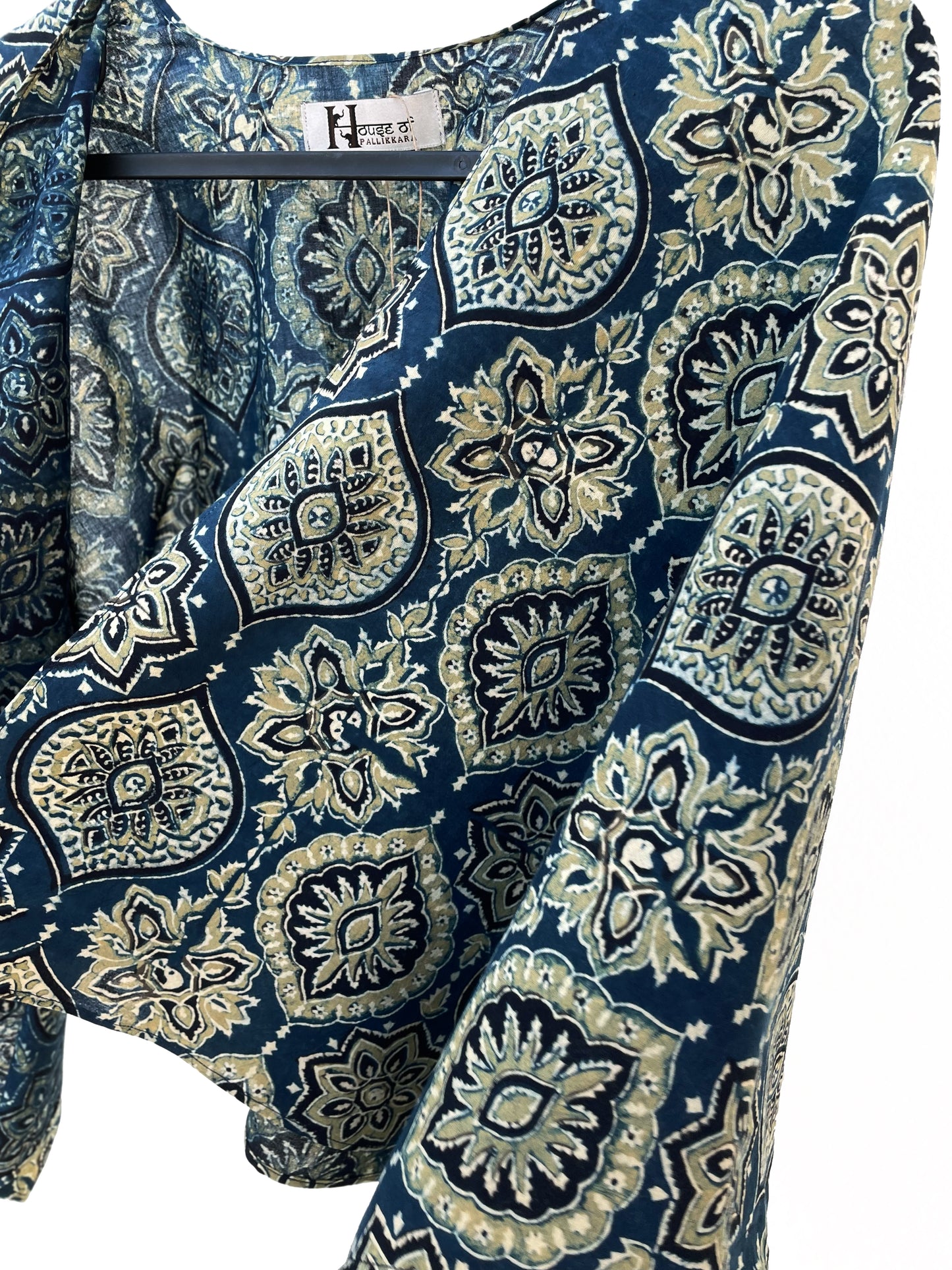 Krtvi Ajrakh Free Size Short Cape