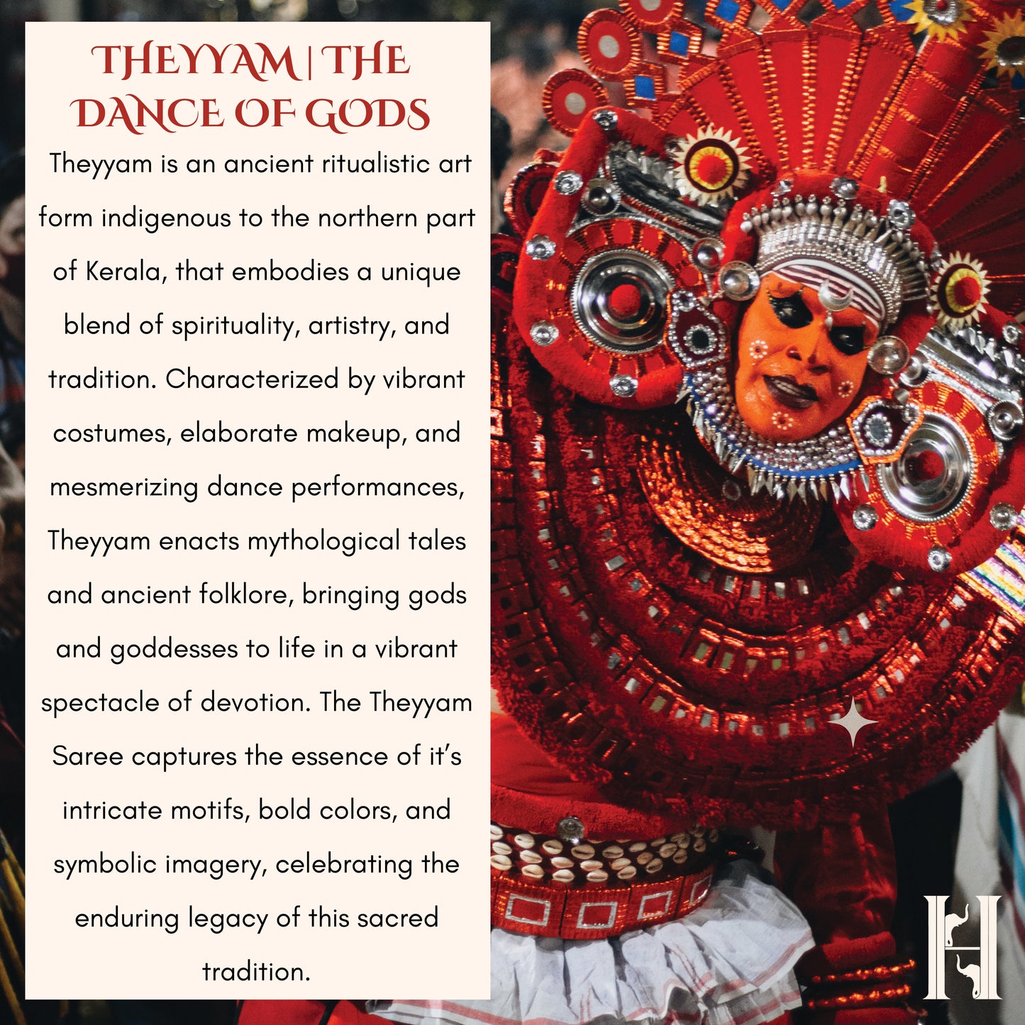 THEYYAM SAREE | THE DANCE OF GODS