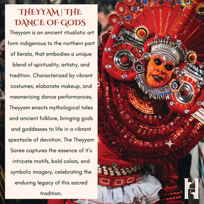 THEYYAM SAREE | THE DANCE OF GODS