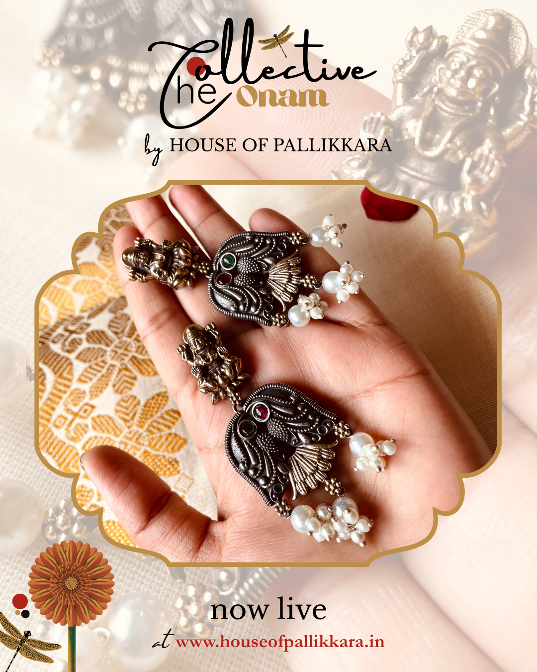 Padmapeetham | The Throne of Lakshmi | Statement Studs