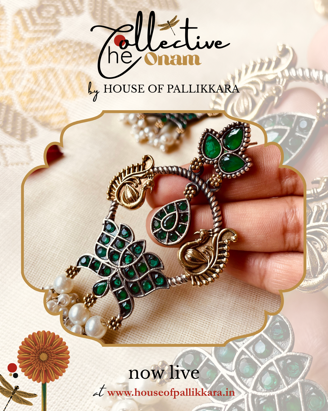 Mayilkamalam | Statement Studs