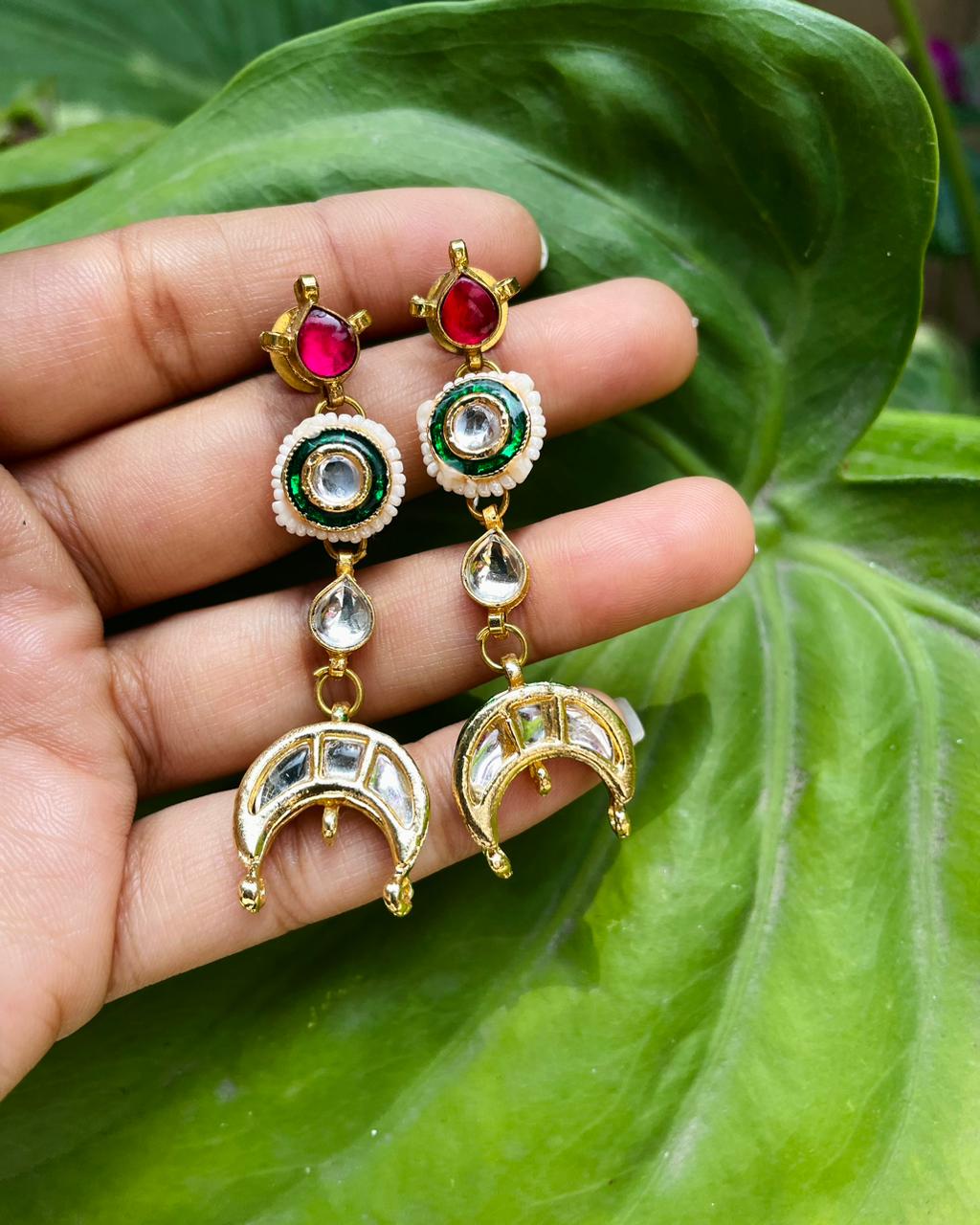 Chaand Baali | Natural & Semi Precious Stone Series | HOP Luxe