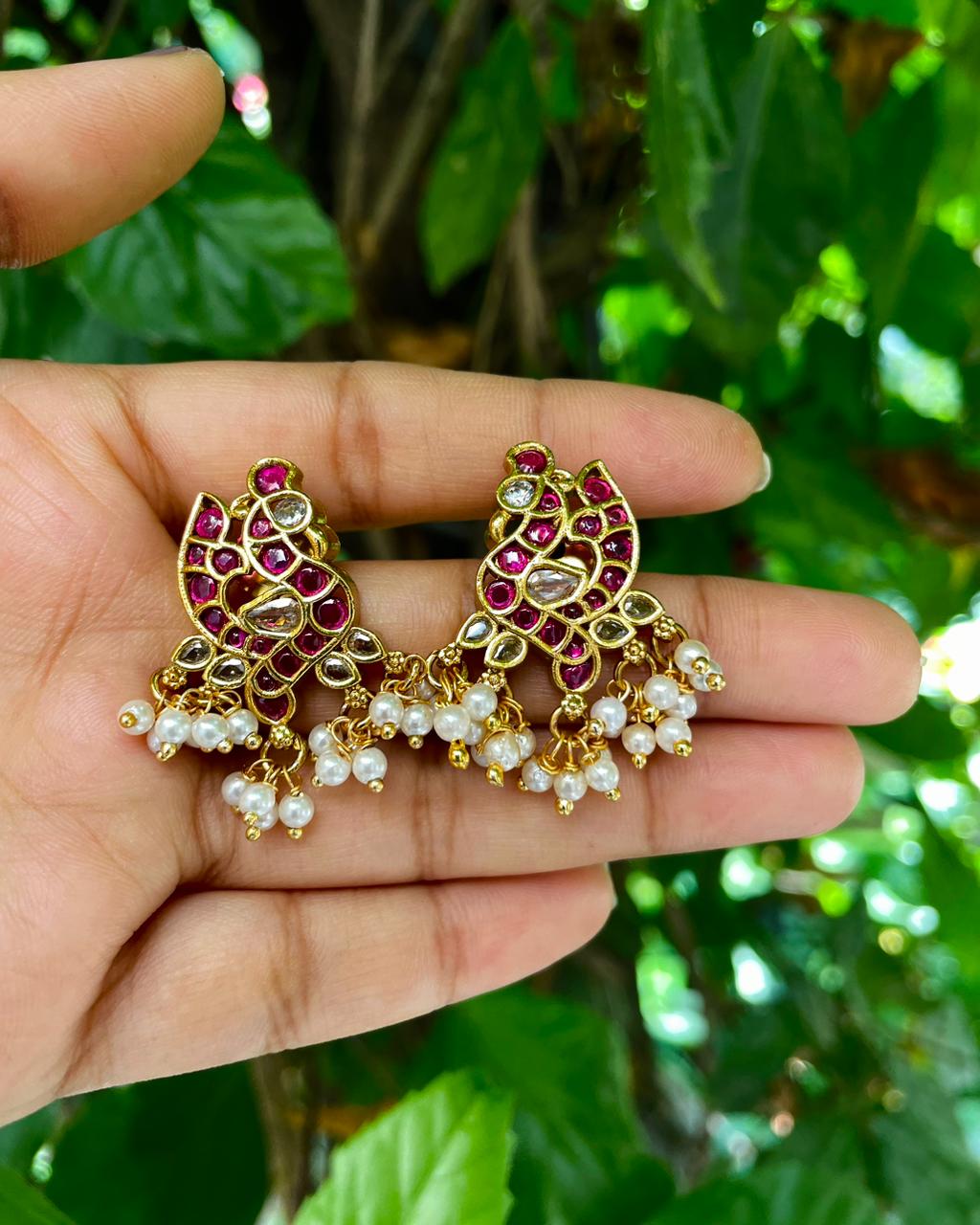Varnaa | Temple-Inspired Kemp Earrings