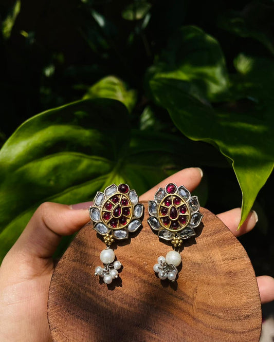Maitreyi | Temple-Inspired Kemp Earrings
