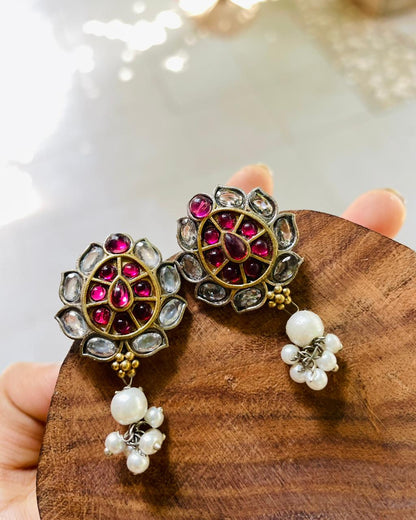 Maitreyi | Temple-Inspired Kemp Earrings