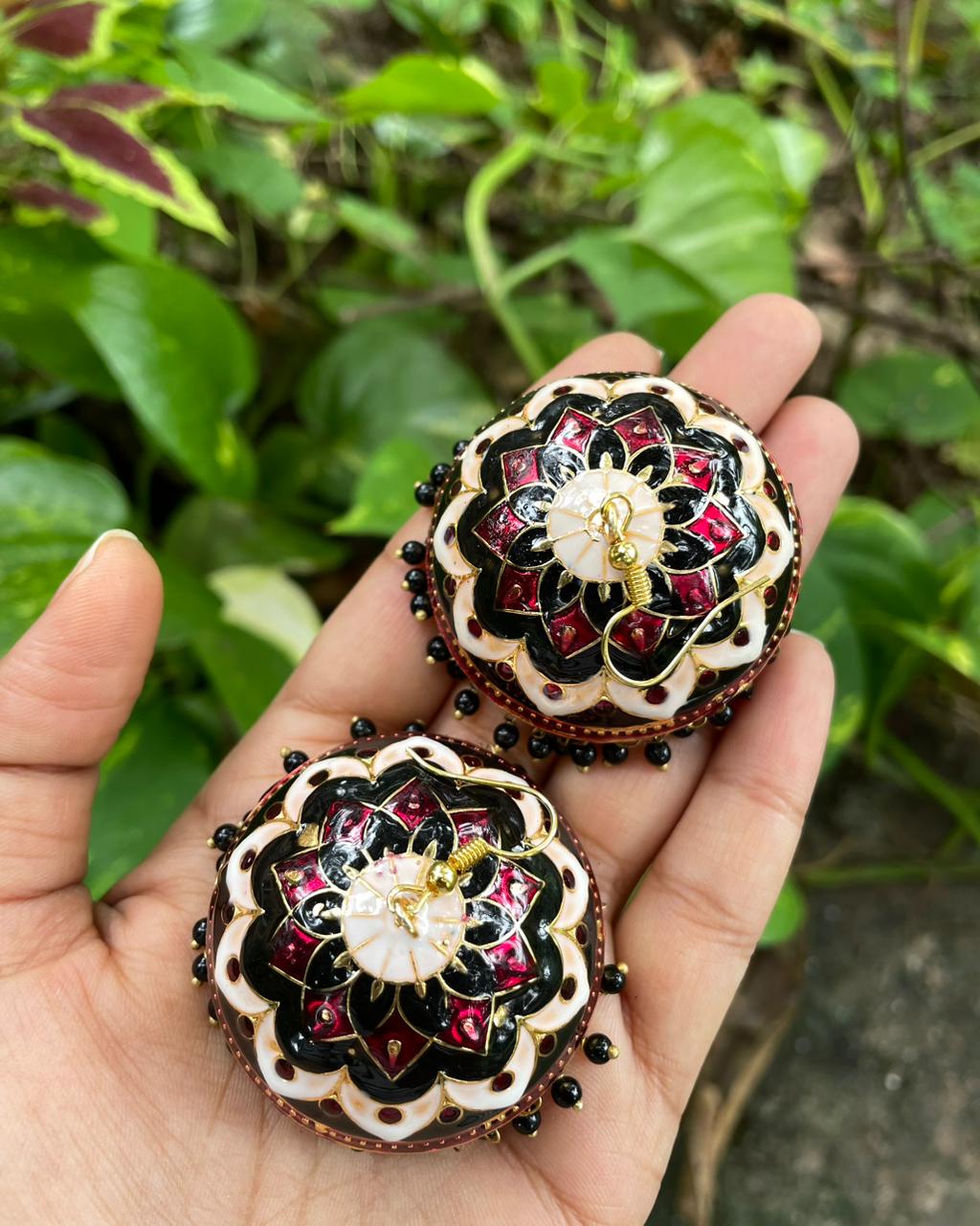 Wine & Moonlight | Jhumkas | The Meenakari Edit