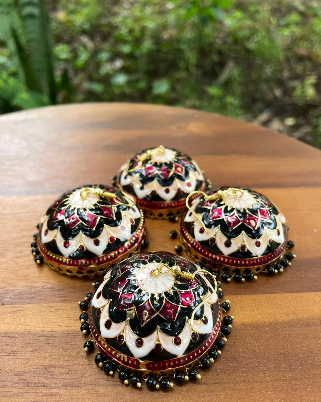 Wine & Moonlight | Jhumkas | The Meenakari Edit