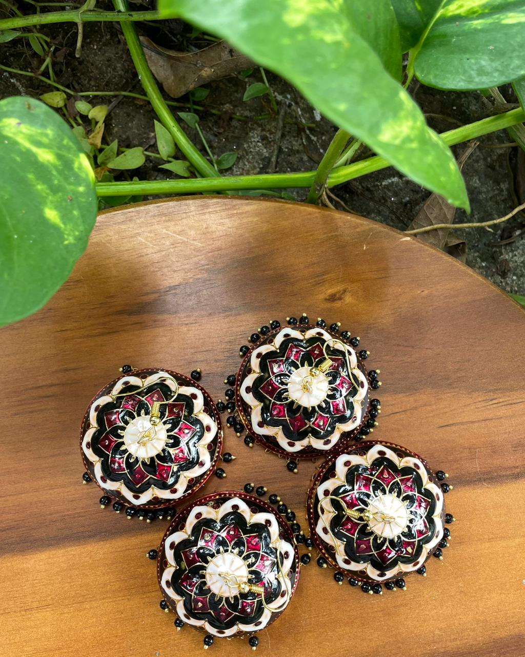 Wine & Moonlight | Jhumkas | The Meenakari Edit