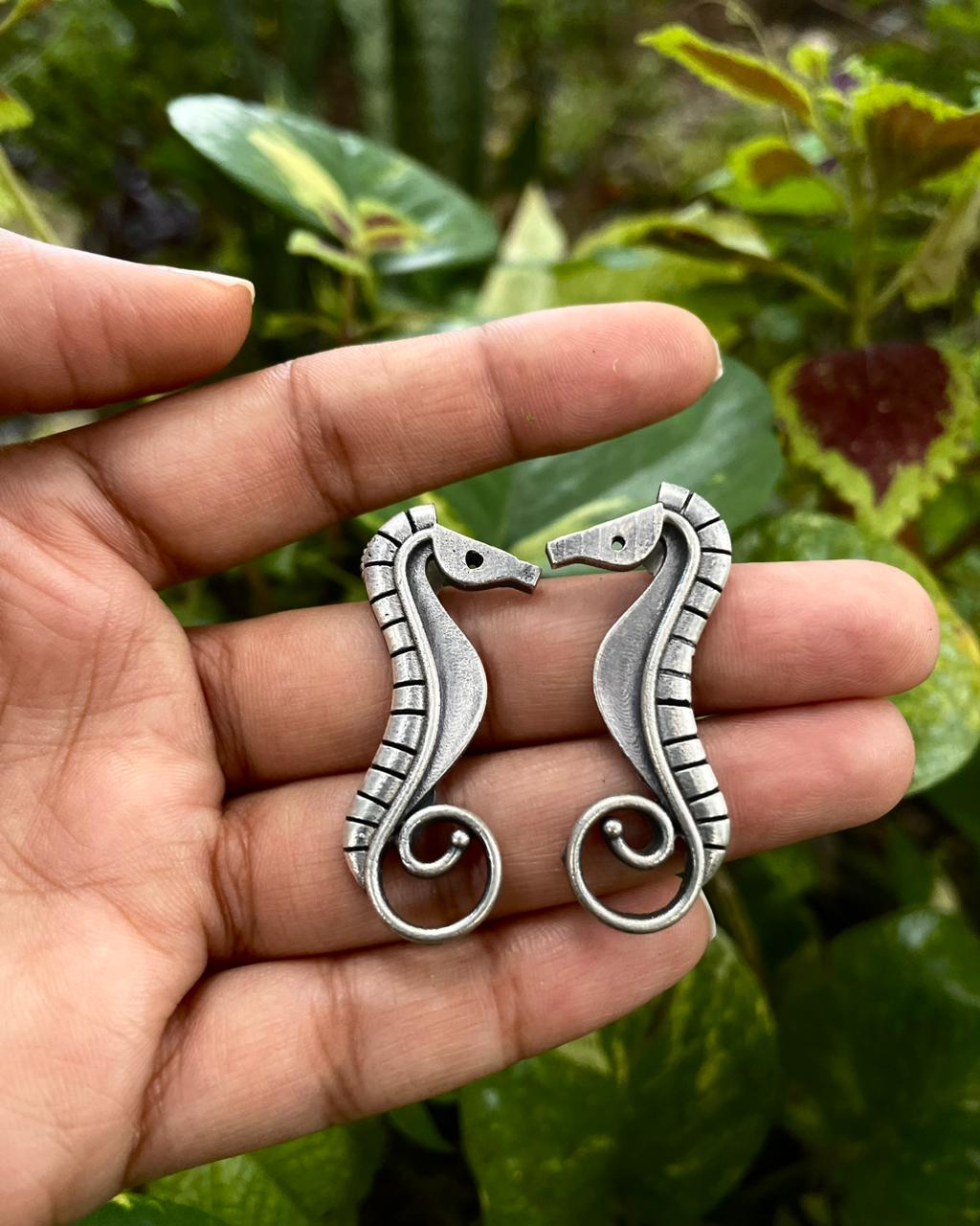 The Seafarer | Silver-Plated Statement Studs