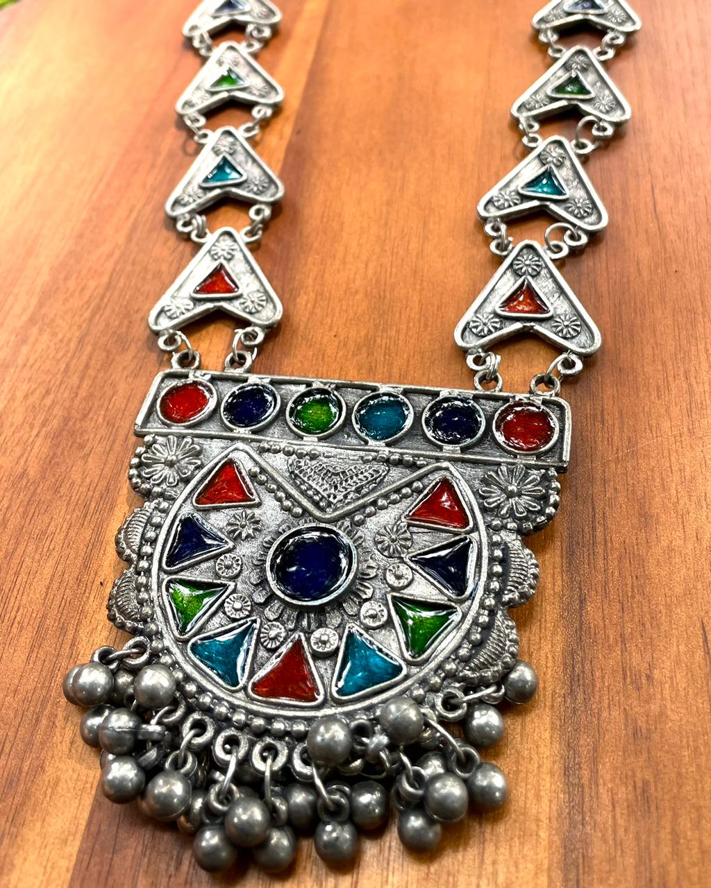 The Tribal Rhythm | Afghani Kutch Neckpiece