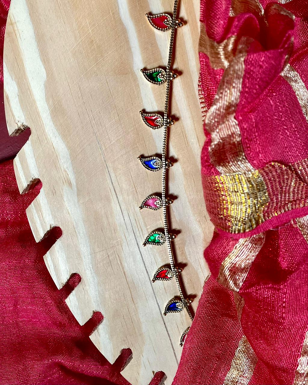 Palakka Chithram | Antique Heritage Inspired Delicate Choker Set | Edit त्रिकाय