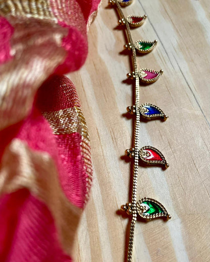 Palakka Chithram | Antique Heritage Inspired Delicate Choker Set | Edit त्रिकाय