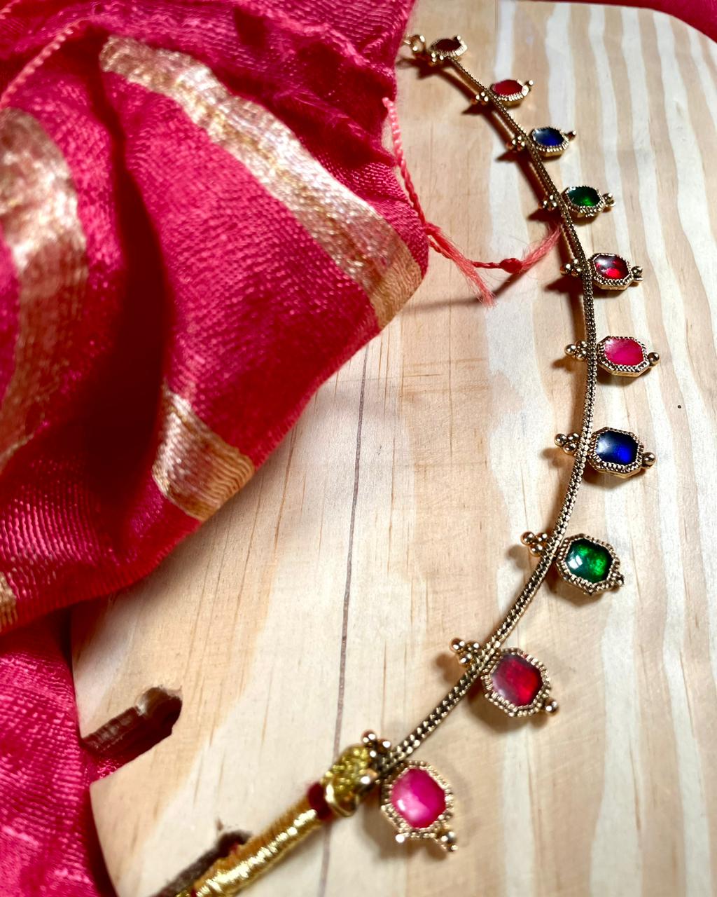 Chathura Padam | Antique Heritage Inspired Delicate Choker Set | Edit त्रिकाय