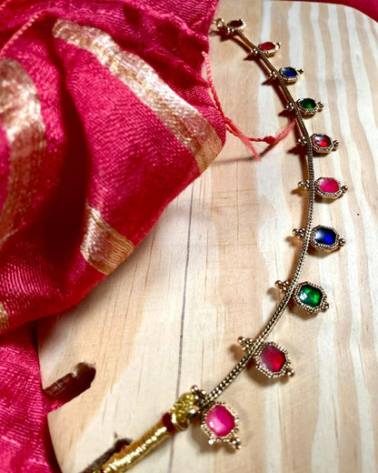 Chathura Padam | Antique Heritage Inspired Delicate Choker Set | Edit त्रिकाय