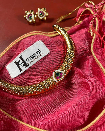 Swarna Chilambu Maala | Antique Heritage Inspired Choker Set | Edit त्रिकाय