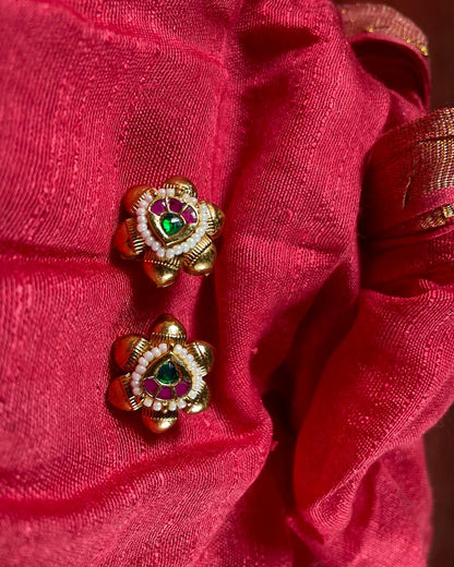 Swarna Chilambu Maala | Antique Heritage Inspired Choker Set | Edit त्रिकाय