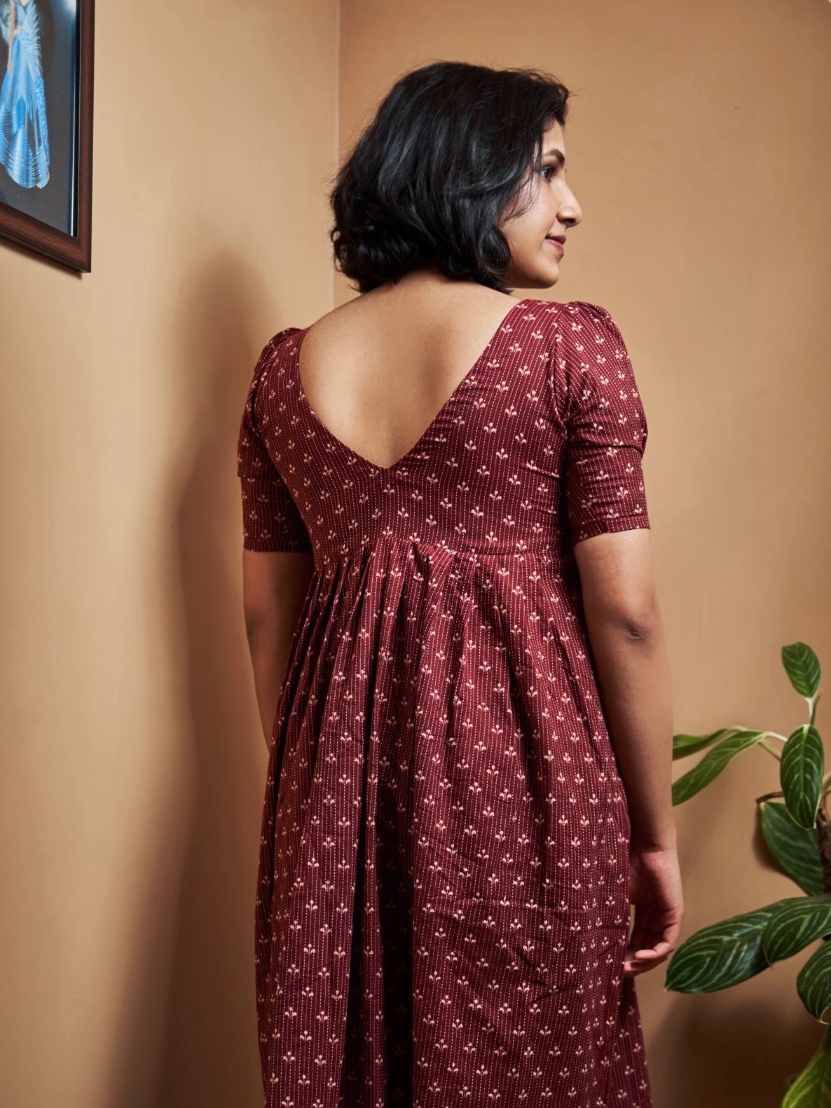 Hiranya Kantha Puffed Sleeve Dress