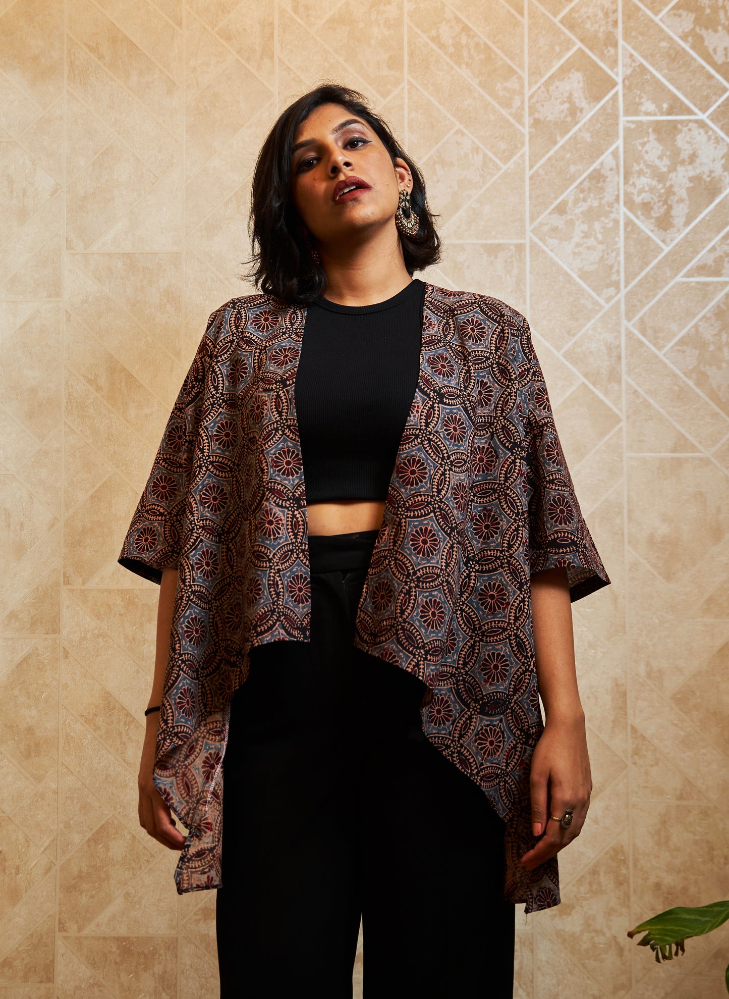 Taranga Kimono-inspired Assymetric Cape