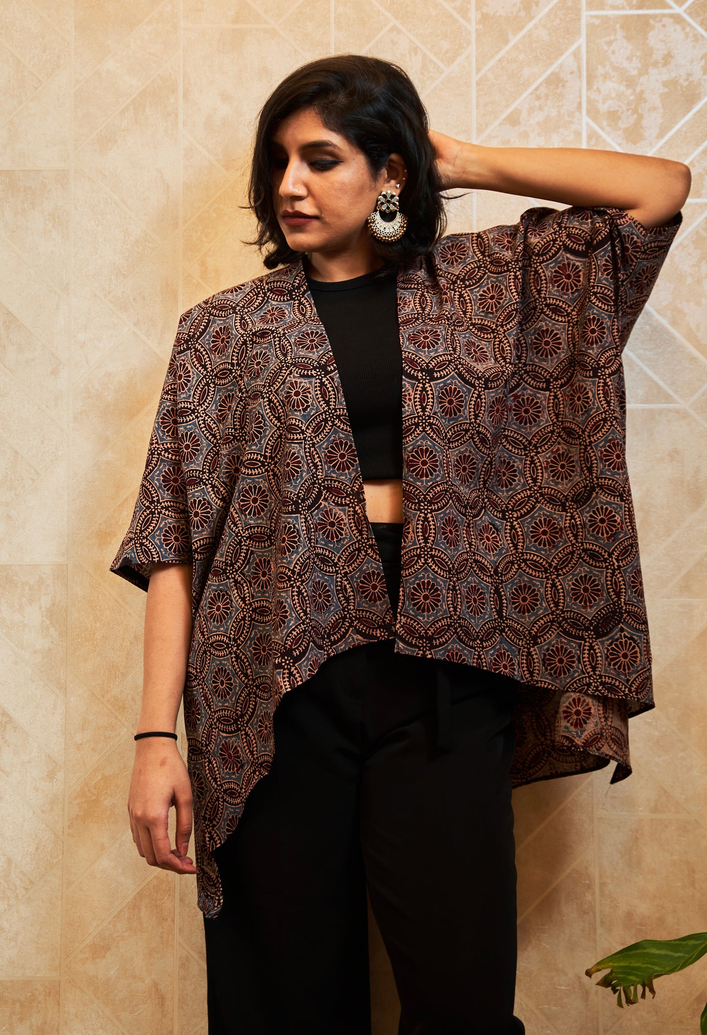 Taranga Kimono-inspired Assymetric Cape