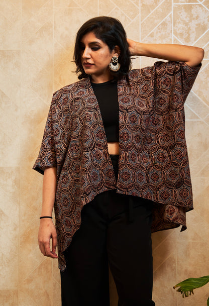 Taranga Kimono-inspired Assymetric Cape
