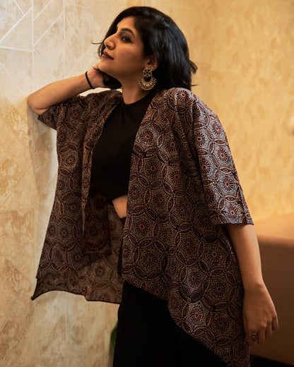 Taranga Kimono-inspired Assymetric Cape