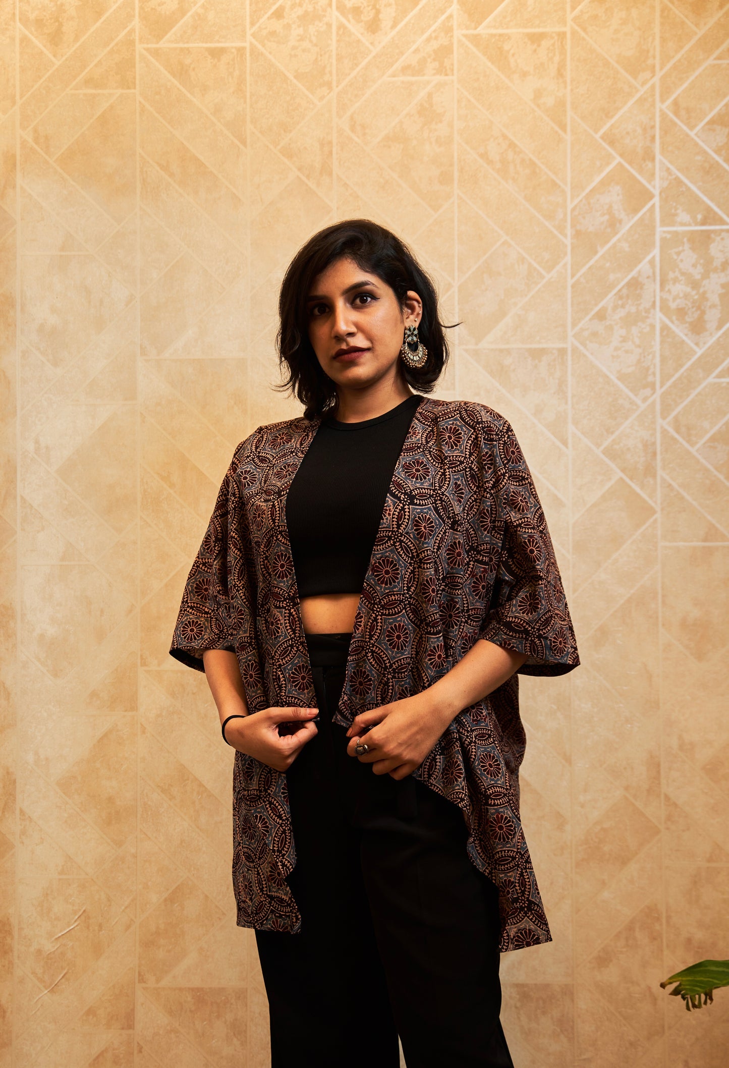 Taranga Kimono-inspired Assymetric Cape